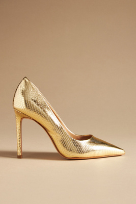 Schutz Lou Pumps In Gold