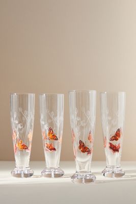 Dabinette Beer Glasses, Set of 4