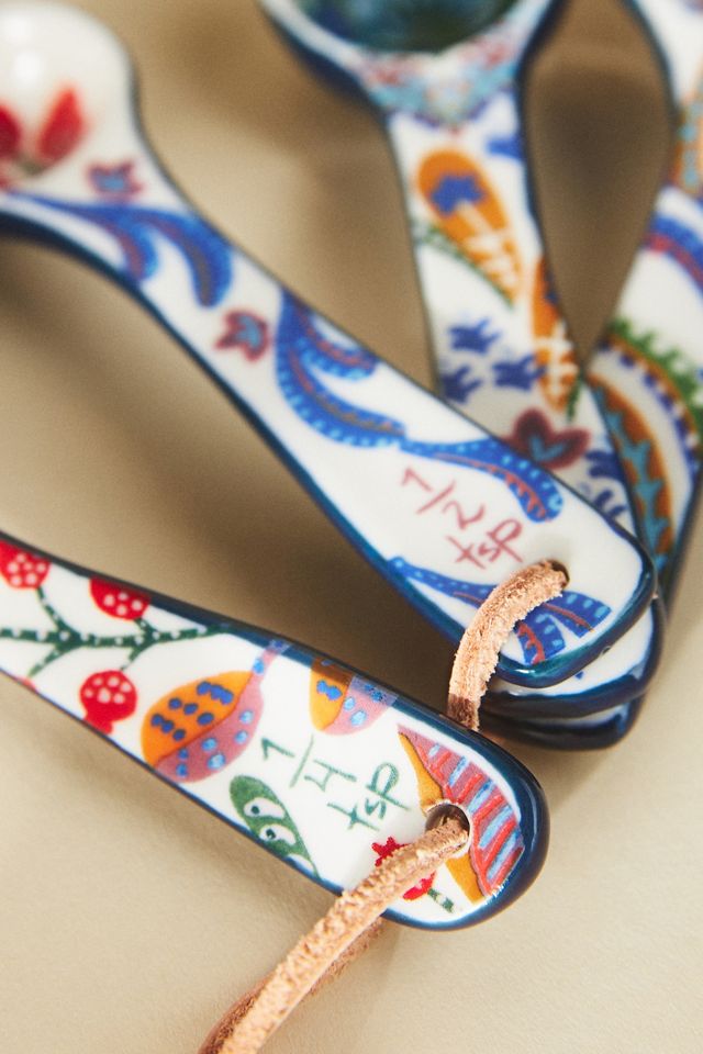 Folkloric Measuring Spoons, Set of 4 #1