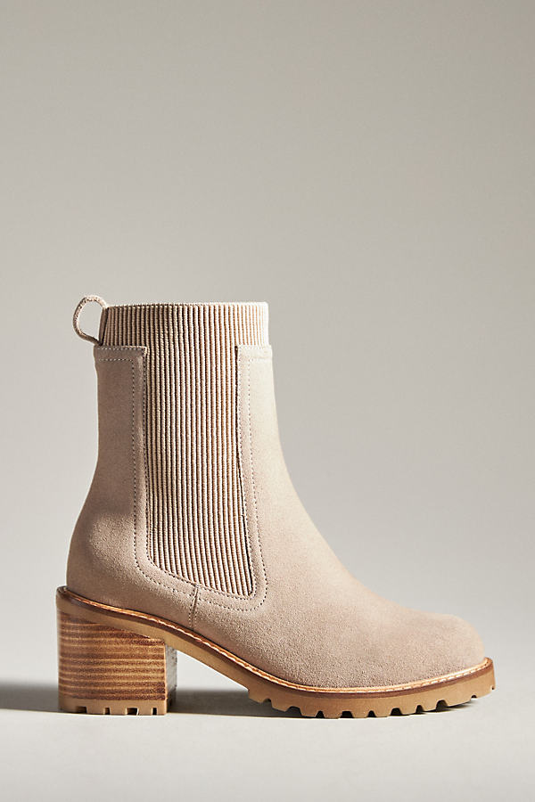 Seychelles Far-fetched Knit Boots In Beige