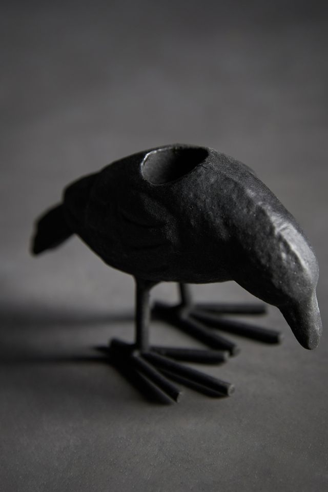 Crow Candle Holder #2