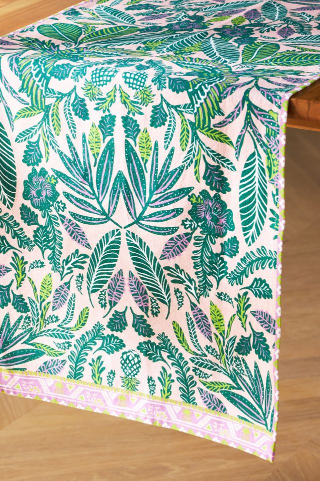 Jungle Parrot Table Runner #2