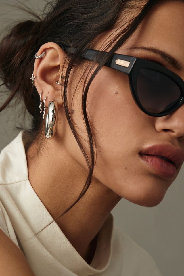 Large Bubble Hoop Earrings #3