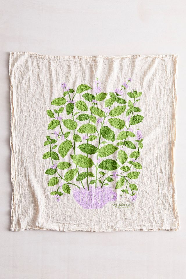 Neighborgoods Tea Towel Set, Herbs #3
