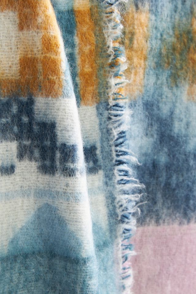 Brushed Wool Throw Blanket #1