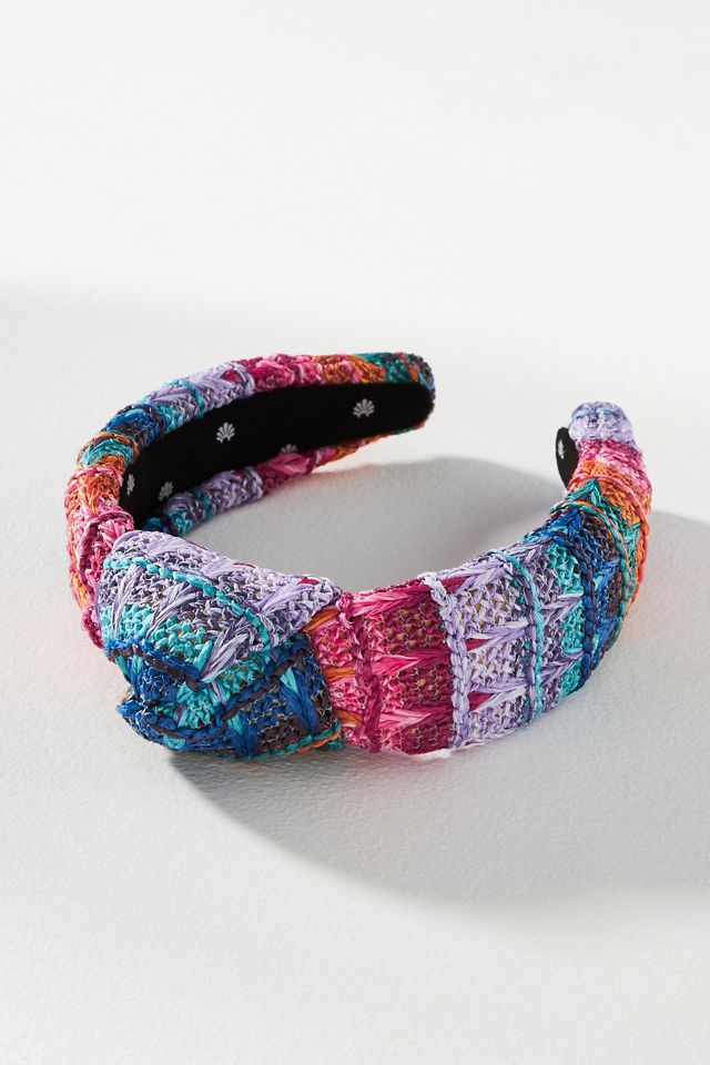 Lele Sadoughi Raffia Headband | Anthropologie display picture 1