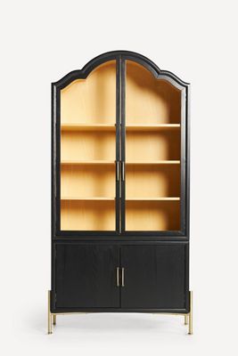 Livia Glass & Wood Storage Hutch