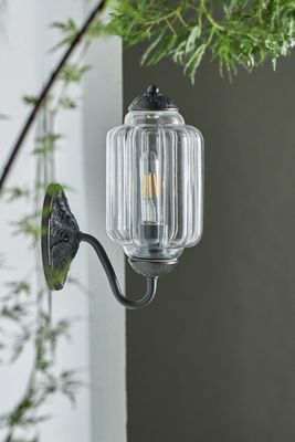 The Eloise Scallop Glass Indoor/Outdoor Sconce Wall Light