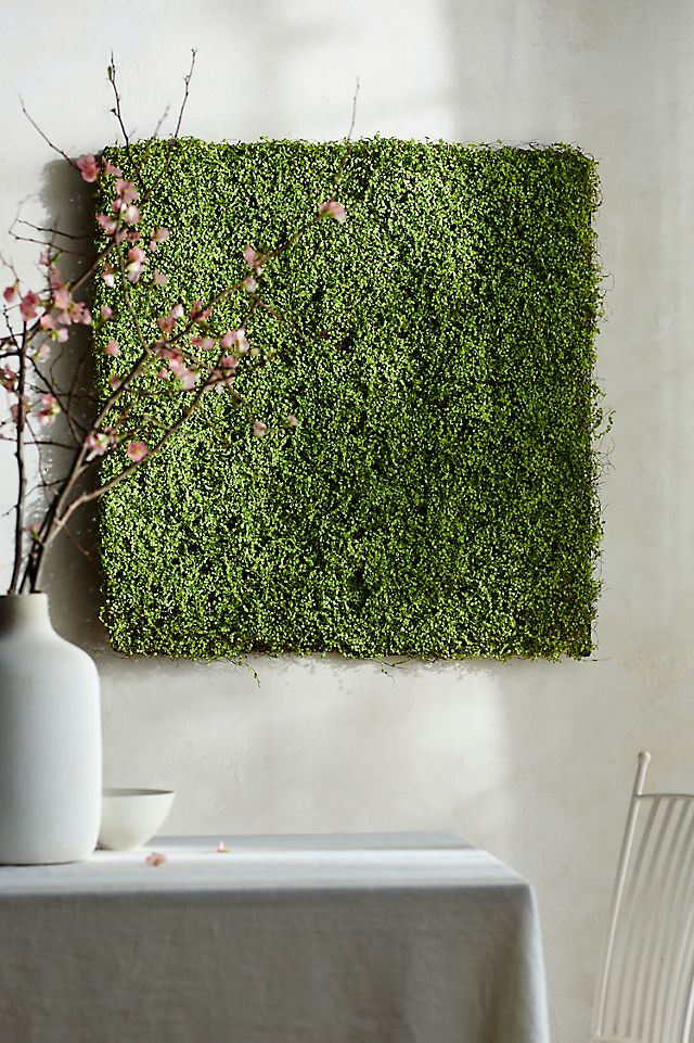 Faux Moss Wall Hanging