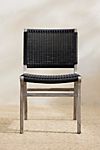 Wicker + Teak Side Chairs, Set of 2 #2