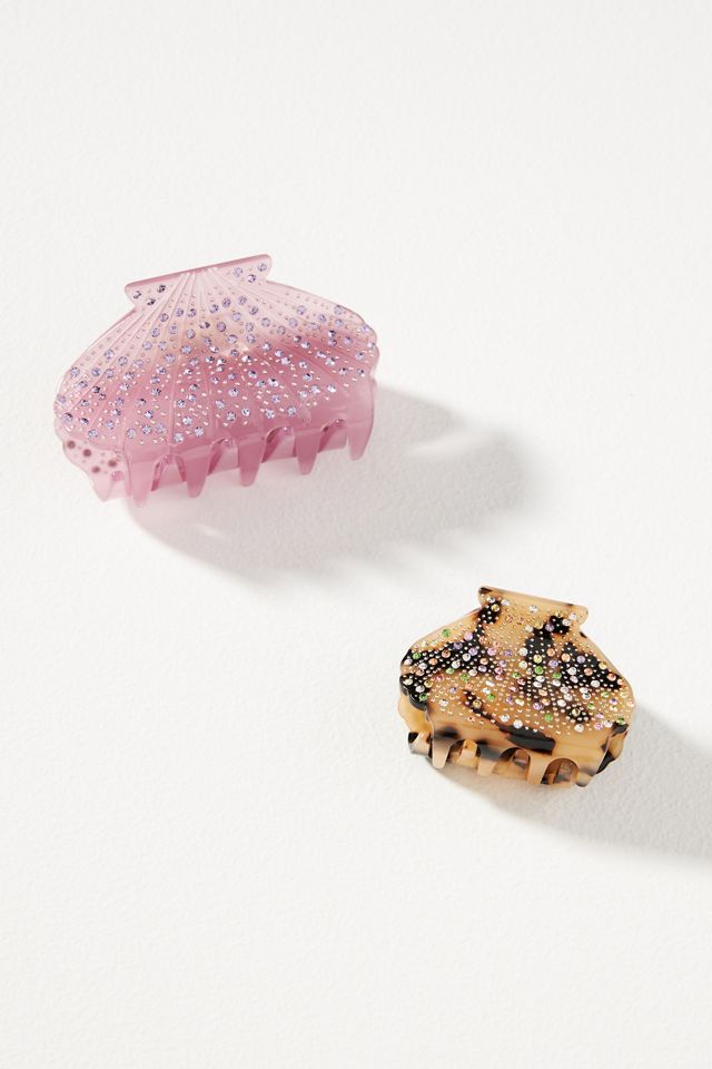 Seashell Hair Claw Clips, Set of 2 Anthropologie