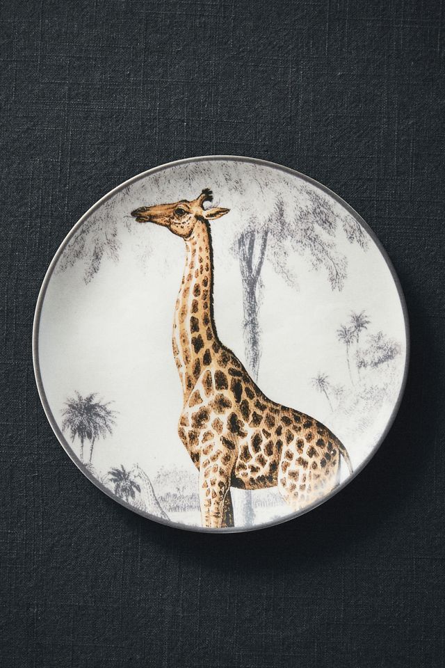 Les Ottomans La Menagerie Ottomane Porcelain Salad Plate #2