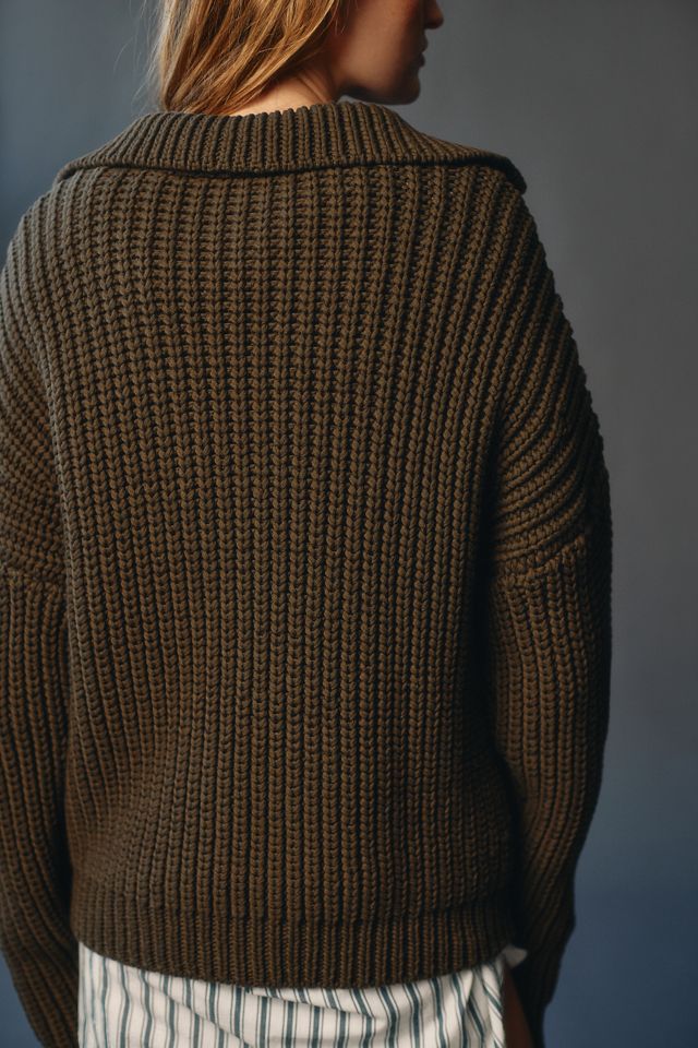 Varley Natalia Half-Zip Pullover Sweater | Anthropologie
