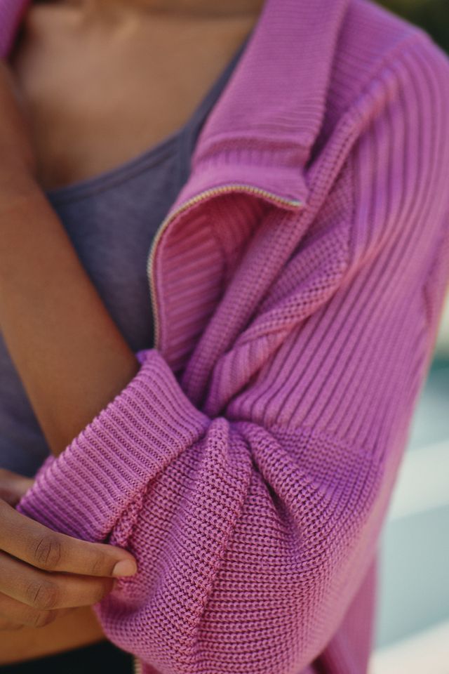 Varley Whitney Knit Sweater Jacket #3