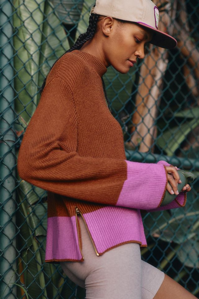Varley Panama Knit Pullover Sweater #1