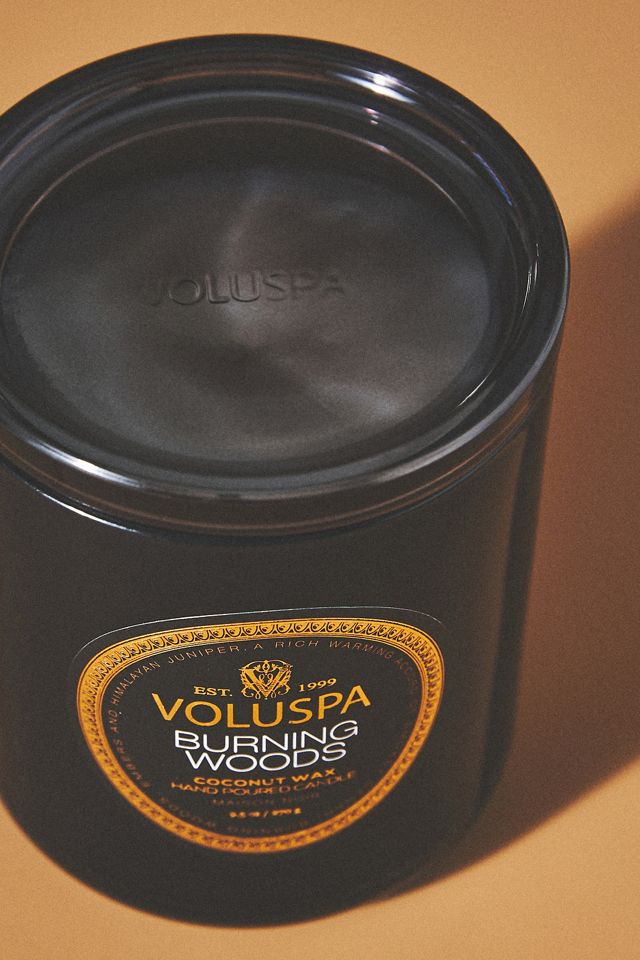 Voluspa Burning Woods Classic Glass Jar Candle #1