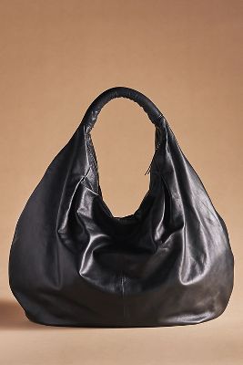 Slouchy Leather Tote | Anthropologie