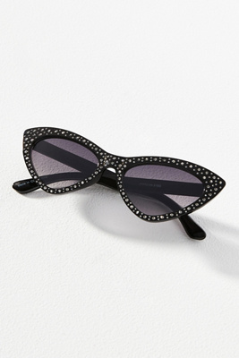 Embellished cat-eye sunglasses