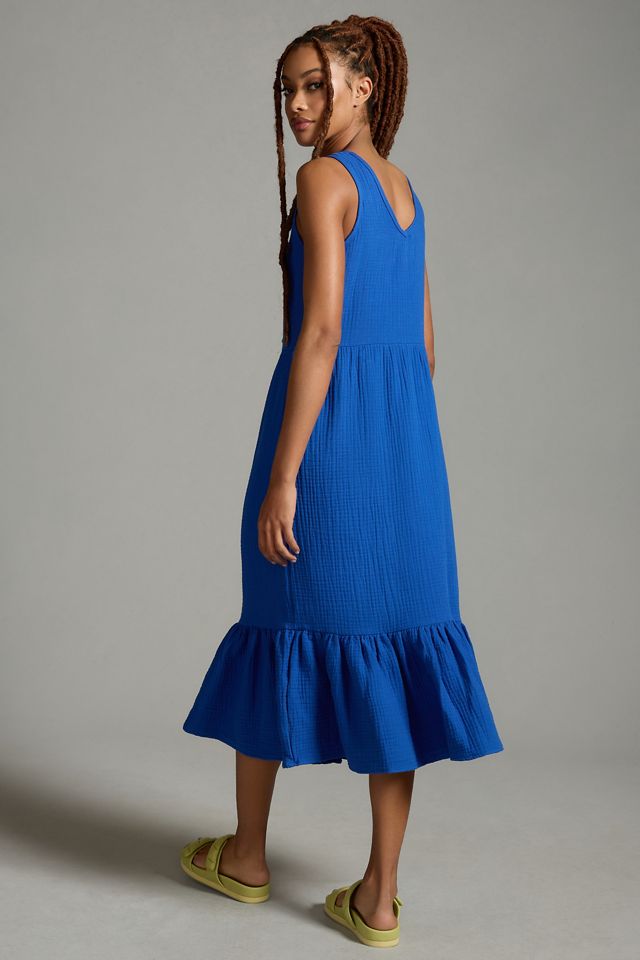 Sol Angeles V-Neck Crepe Dress #1
