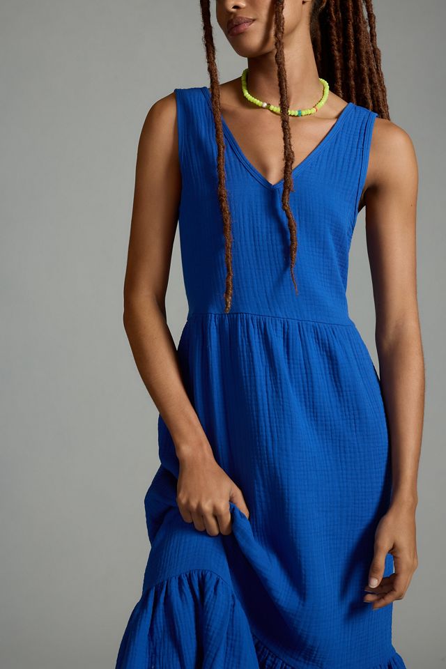 Sol Angeles V-Neck Crepe Dress #2