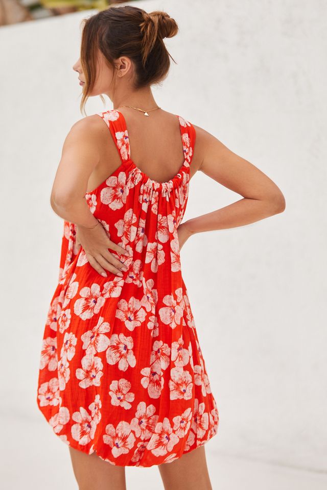 By Anthropologie Tiered Gauze Bubble-Hem Mini Dress #1