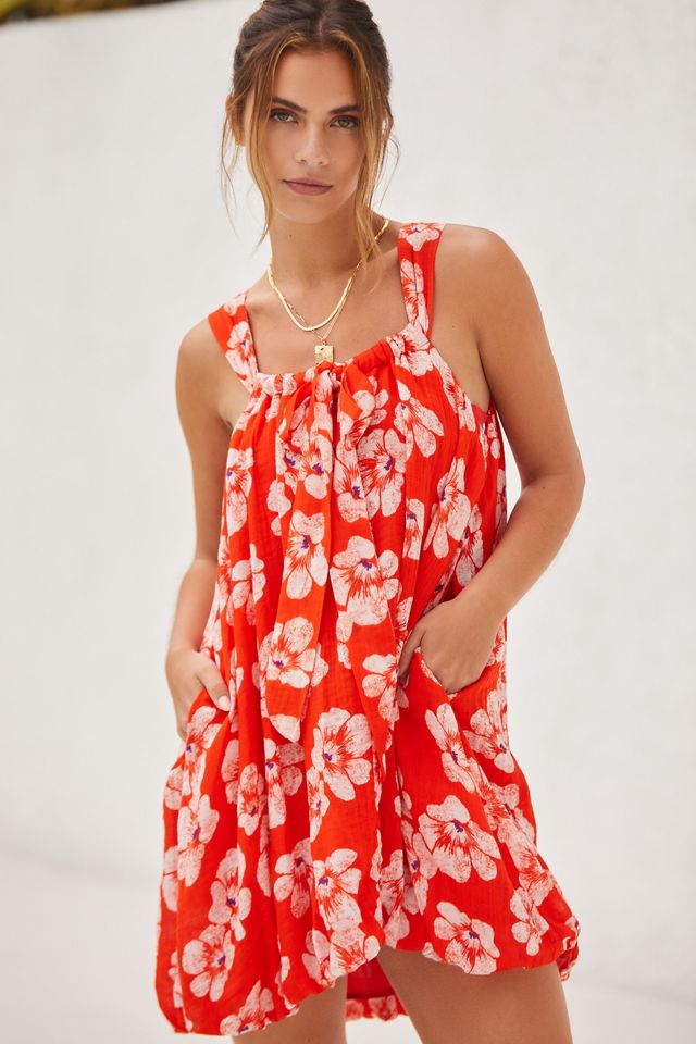 By Anthropologie Tiered Gauze Bubble-Hem Mini Dress #2