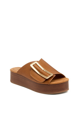 Kelsi Dagger Brooklyn Dover Platform Sandals In Yellow