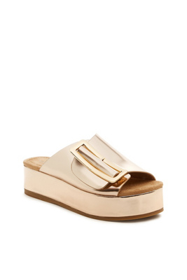 Kelsi Dagger Brooklyn Dover Platform Sandals In Gold