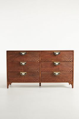 Daybreak Mango Wood Six-Drawer Chest of Drawers