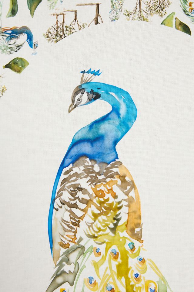 Peacock Toile 1 Wall Art #1
