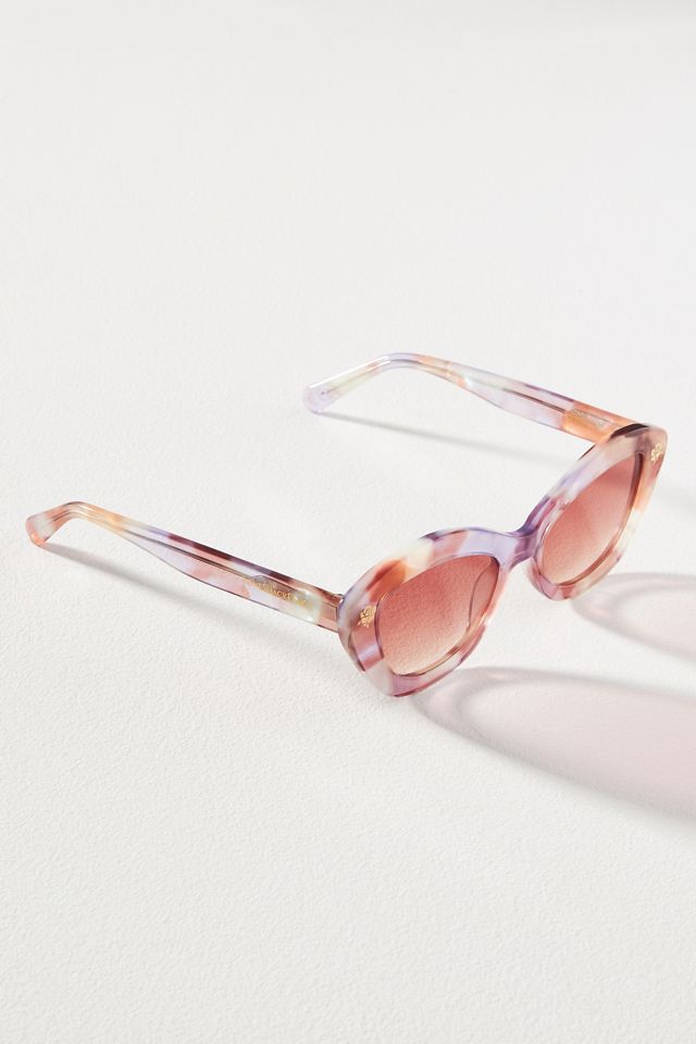 LoveShackFancy Hessel Cat-Eye Sunglasses | Anthropologie
