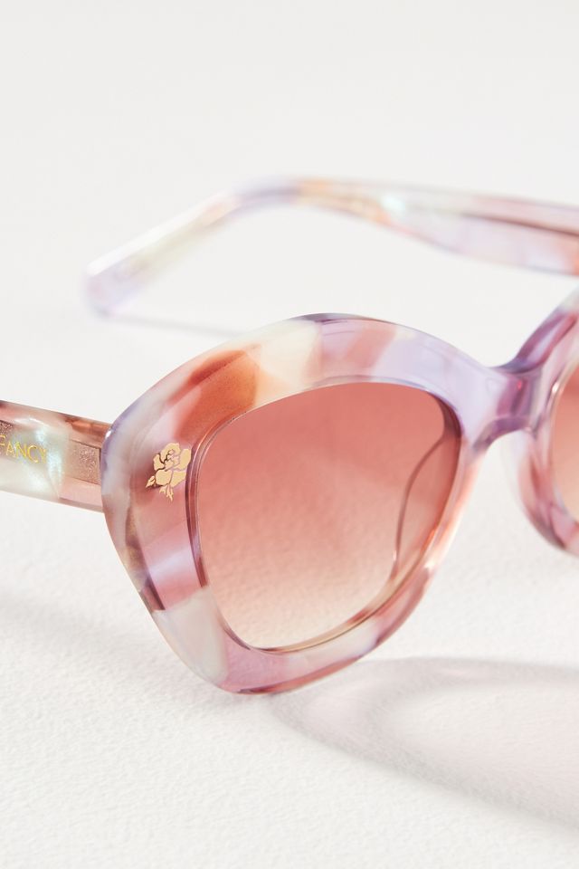 LoveShackFancy Hessel Cat-Eye Sunglasses | Anthropologie display picture 1