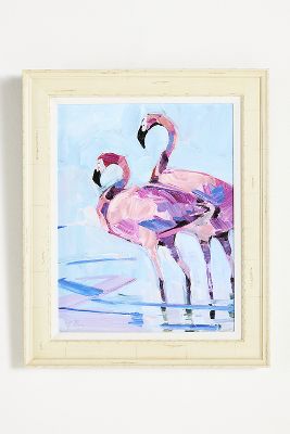 Flamingos Wall Art AnthroLiving   82820390 066 B