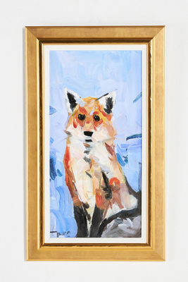 Soicher Marin Studios The Fox Wall Art In Orange