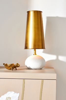 Southern Living Hattie Concrete Mini Lamp | AnthroLiving