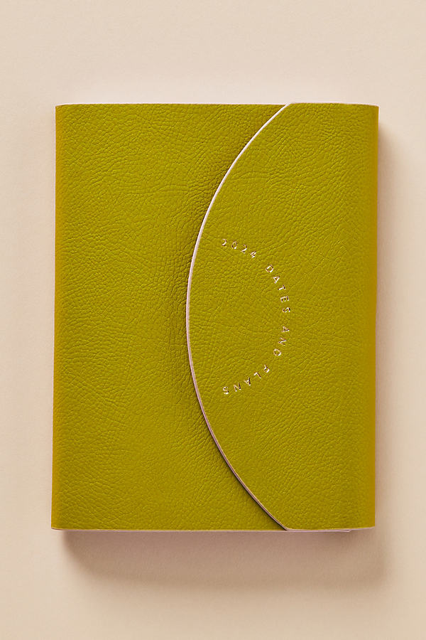 Anthropologie Petite 17-month Planner In Green