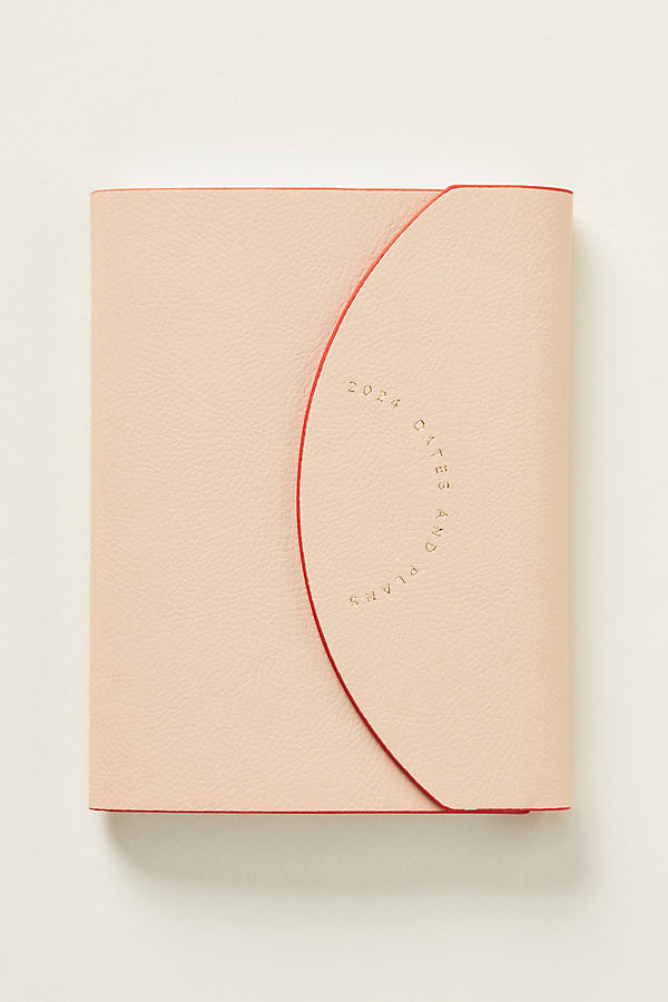 Anthropologie Petite 17-month Planner In Pink