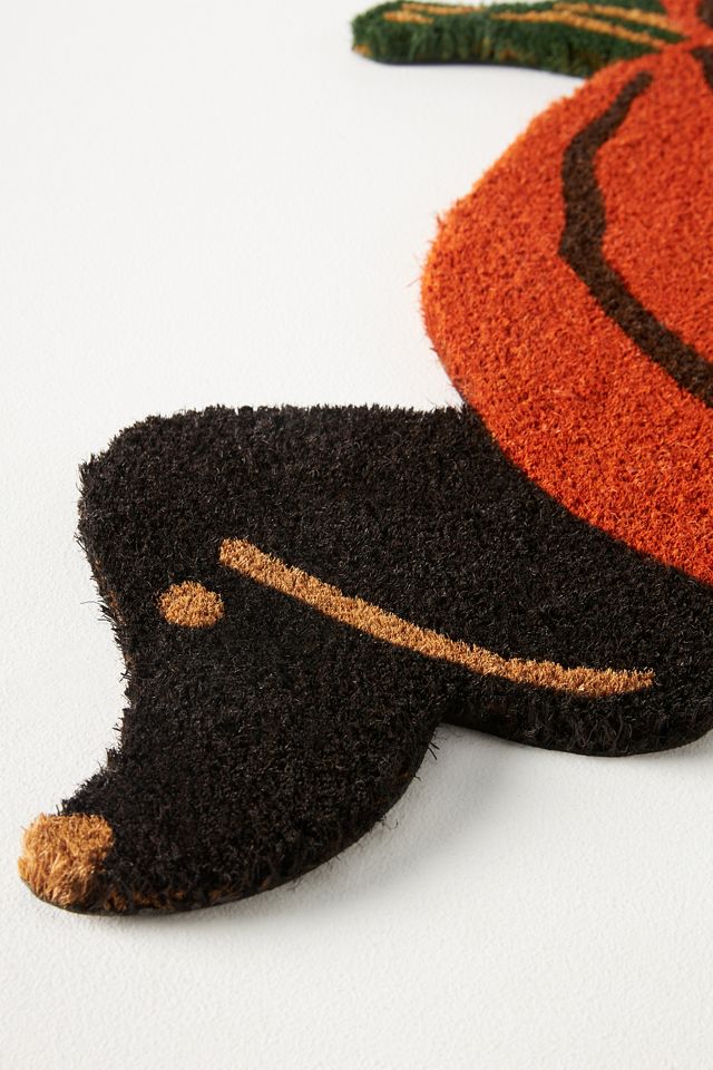 Elsie Pumpkin Doormat | AnthroHome