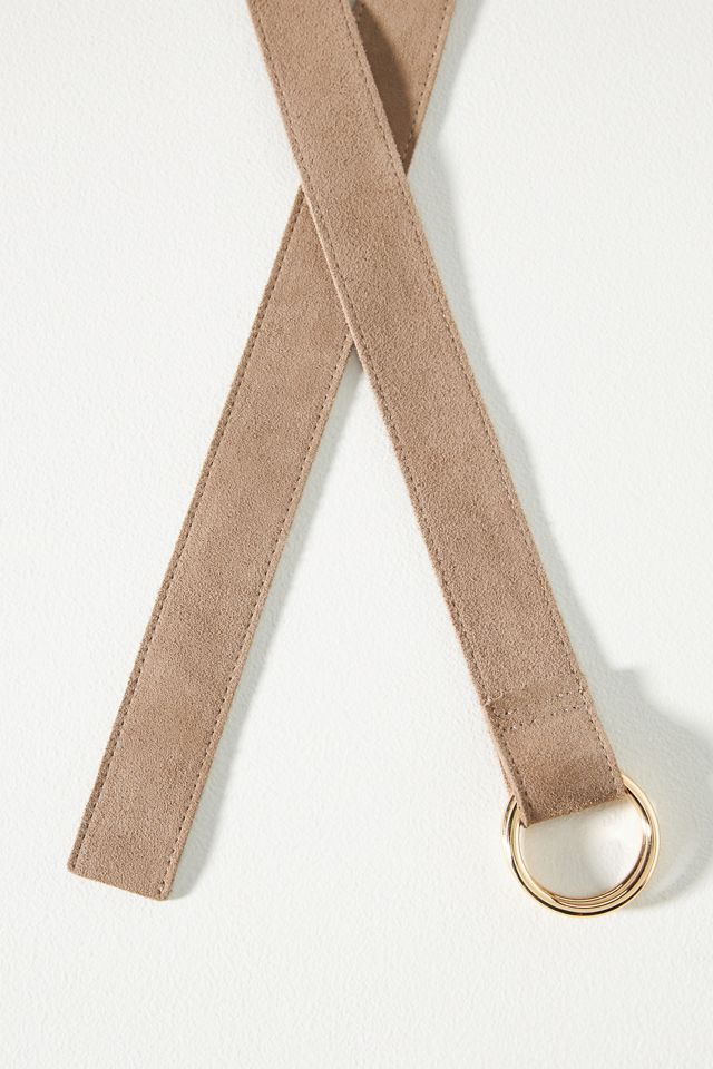 Suede D-Ring Tail Belt #1