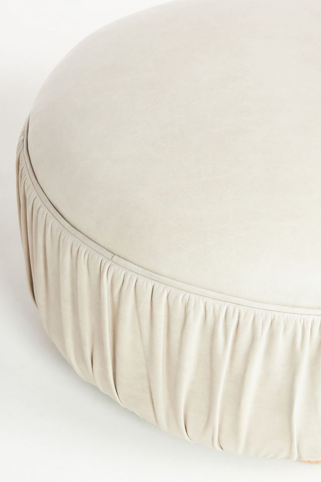 Rita Leather Ottoman #2