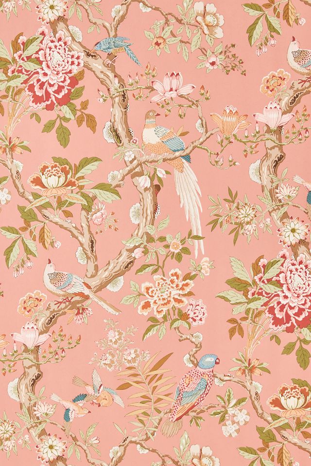 Eltham Floral Bird Wallpaper #1