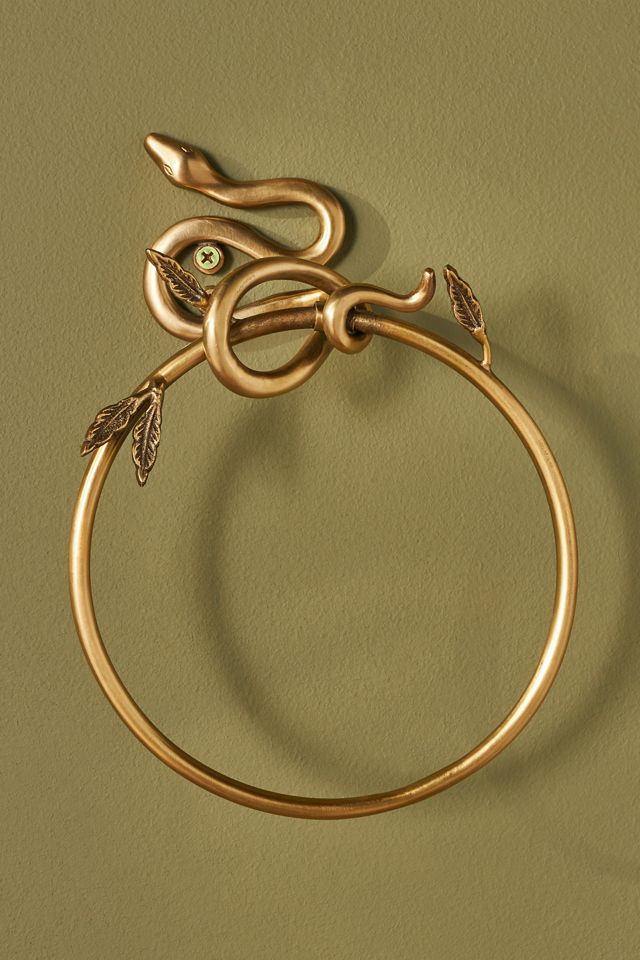 Serpentine Towel Ring