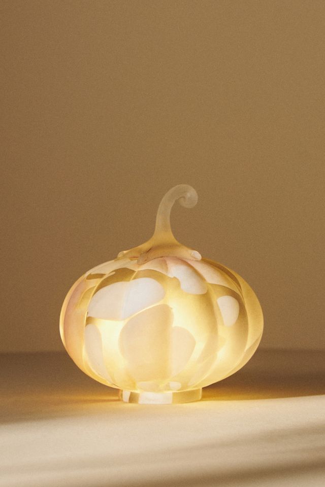 Cheena Glass Pumpkin Decorative Object #2