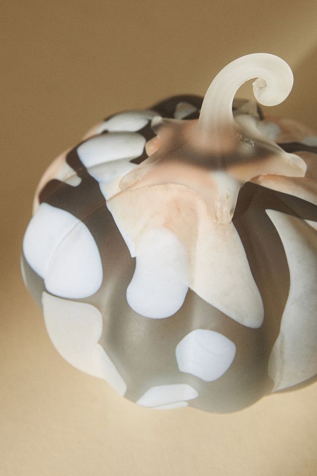 Cheena Glass Pumpkin Decorative Object #3