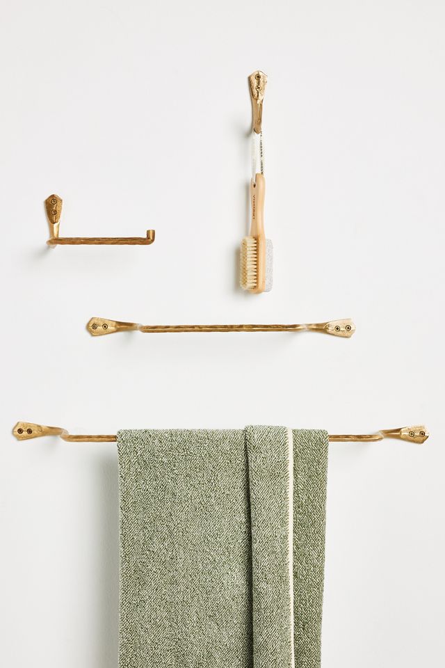 Fayette Brass Towel Hook #1