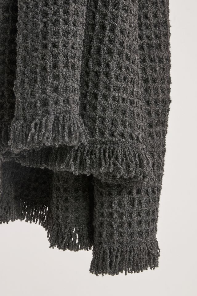 Bouclé Waffle Throw #2