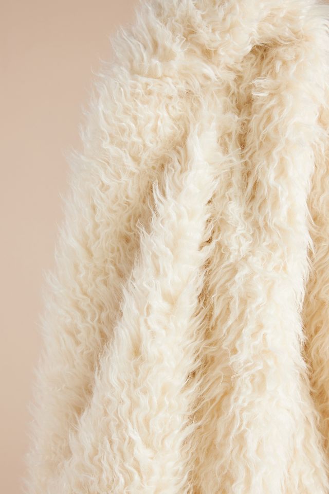 Anthropologie coren discount faux fur throw