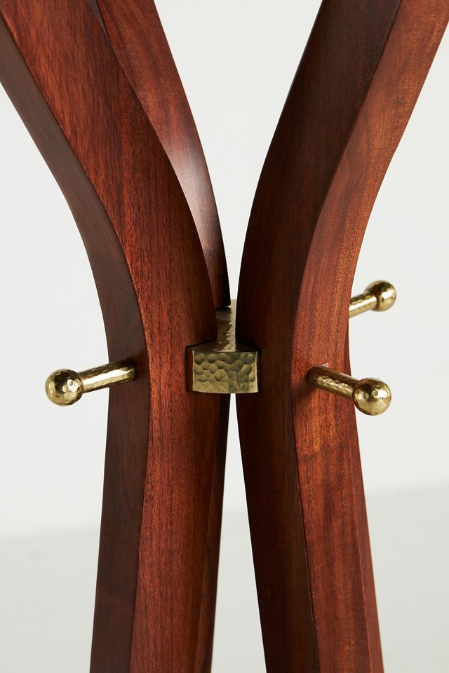 Porte-manteau en bois d'acacia Asta #2