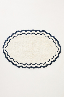 Anthropologie Rosita Bath Mat In White