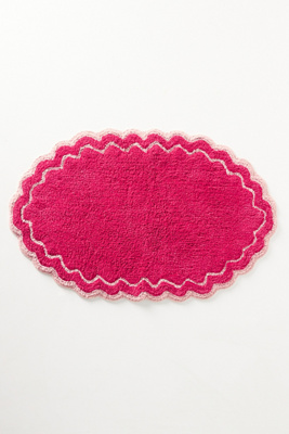 Anthropologie Rosita Bath Mat By  In Purple Size 21 X 34